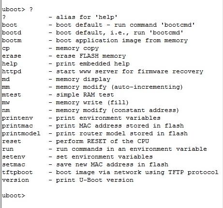 uboot Commands